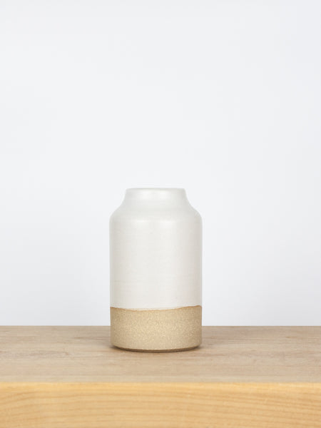 Small White Bottle Vase